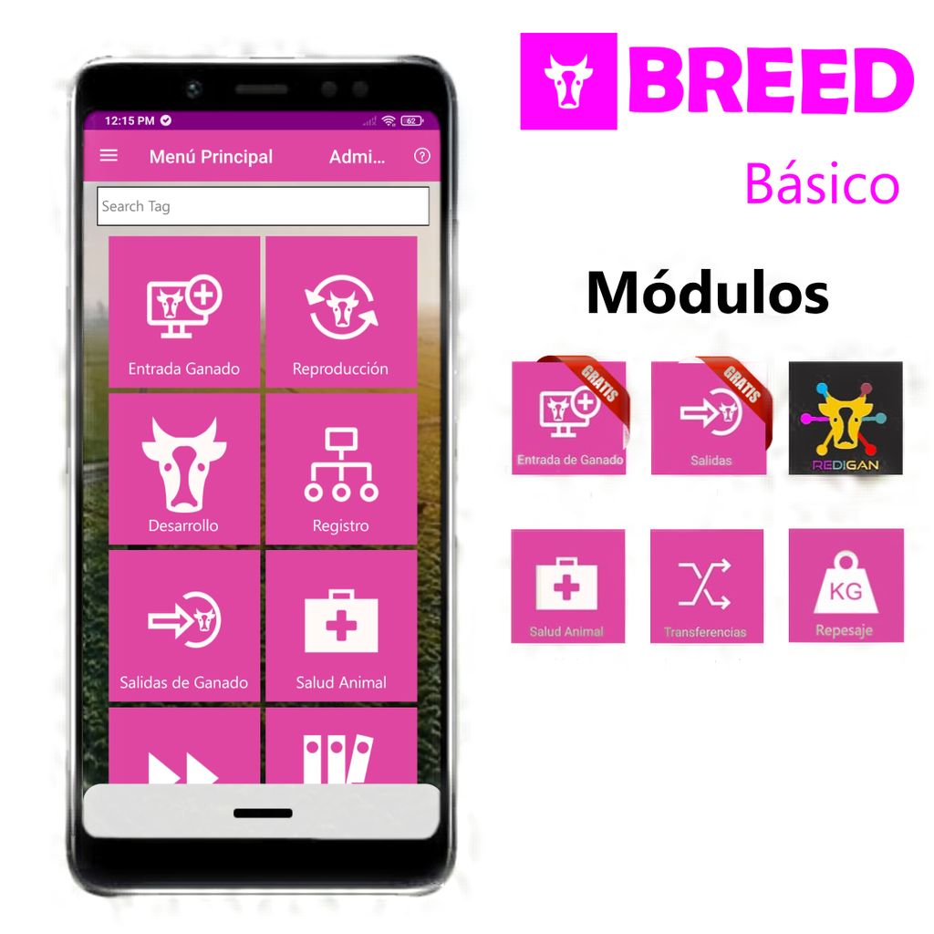 BREED Sistema para crianza y desarrollo de ganado